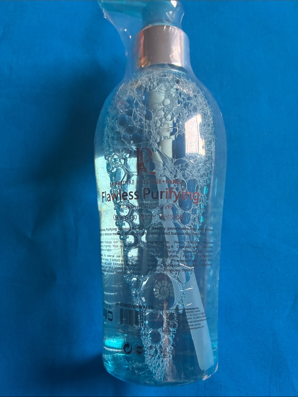 Purifying make-up remover cleansing water version